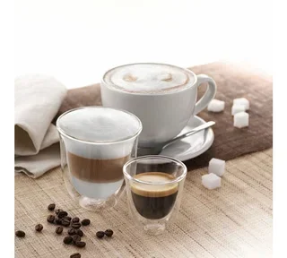 Delonghi Cappuccinó Pohár Szett, 27 cl, 2 db-os