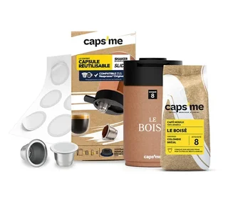 Box Slide CAPS'ME – Capsule Riutilizzabili per Nespresso* Original