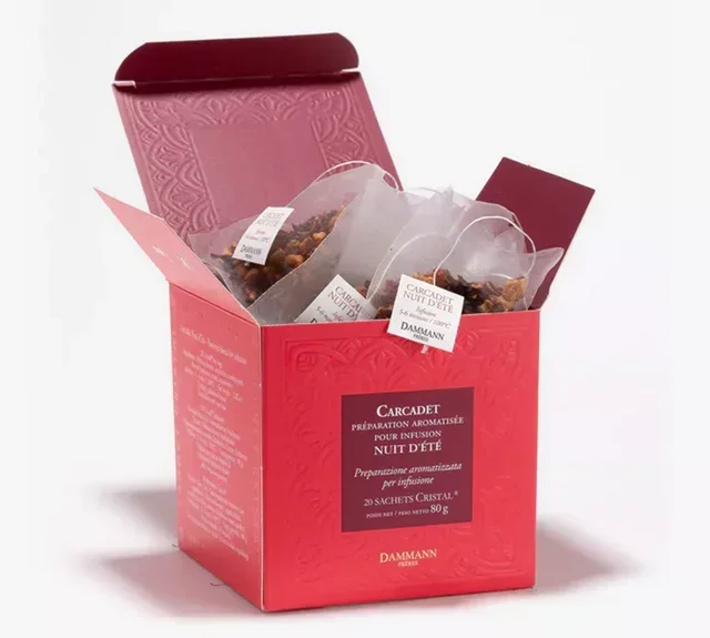 Carcadet Sommernacht – 20 Teebeutel – DAMMANN FRÈRES