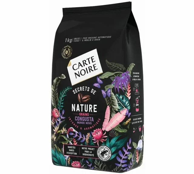 Caffè in Grani 1kg - Congusta Segreto della Natura - CARTE NOIRE