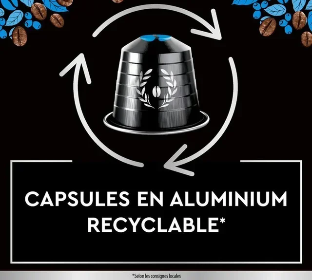 CARTE NOIRE Decaffeinated Espresso - 30 Aluminum Capsules for Nespresso* Original
