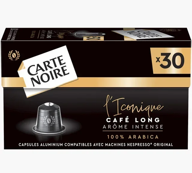 Carte Noire L'Iconique - 30 Kapsułek kompatybilnych Nespresso®