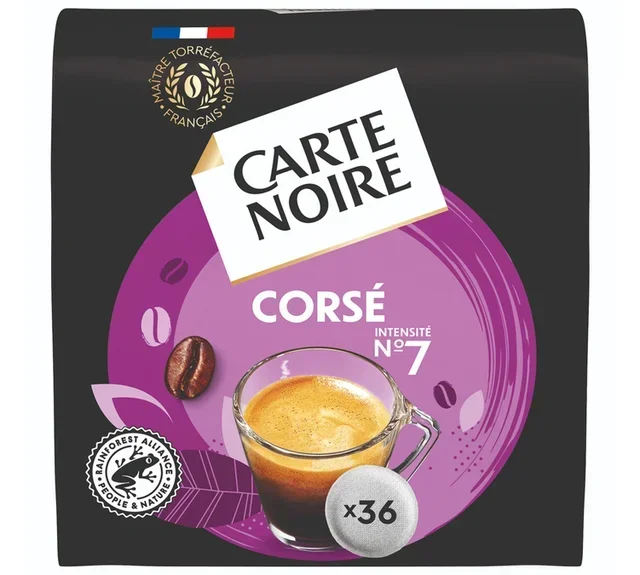 Πακέτο 180 μαλακών κάψουλων Carte Noire No. 6 Corsé (5x36) – Συμβατές Senseo