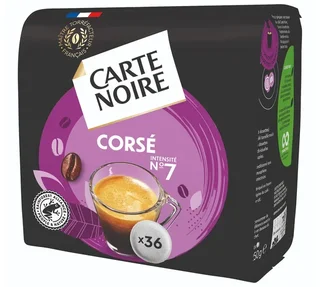 Πακέτο 180 μαλακών κάψουλων Carte Noire No. 6 Corsé (5x36) – Συμβατές Senseo