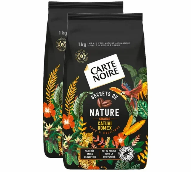 CARTE NOIRE Secret de Nature Catuai Kaffeebohnen 2 kg – Professionelle Qualität