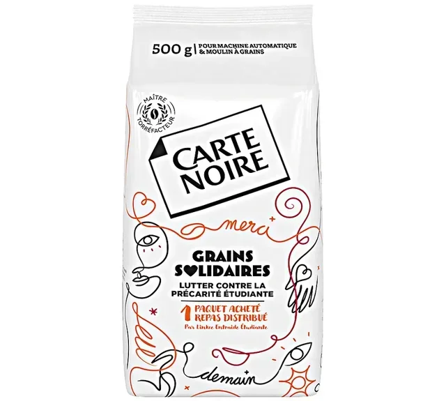 CARTE NOIRE Grains Solidaires - Kaffebönor 500 g
