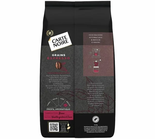 CARTE NOIRE Whole Bean Coffee - 1kg Espresso Blend