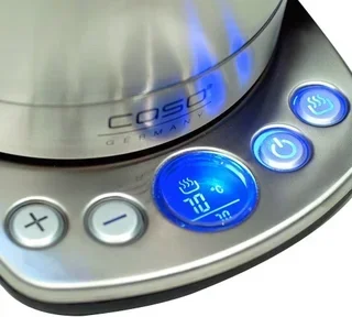 CASO WK2200 Electric Kettle 1.7L Stainless Steel Adjustable Temp + Gift