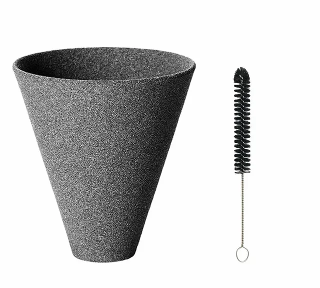 CERAPOTTA Ceramic Coffee Dripper with Cleaning Brush