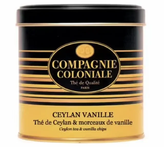 Scatola Tè Nero di Ceylon Vaniglia - In foglie 130 g - COMPAGNIE &amp; CO