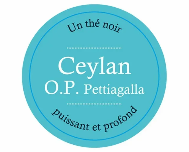 Tè Nero Ceylon OP Pettiagalla Professionale - 1 kg - COMPTOIR FRANÇAIS DU THÉ
