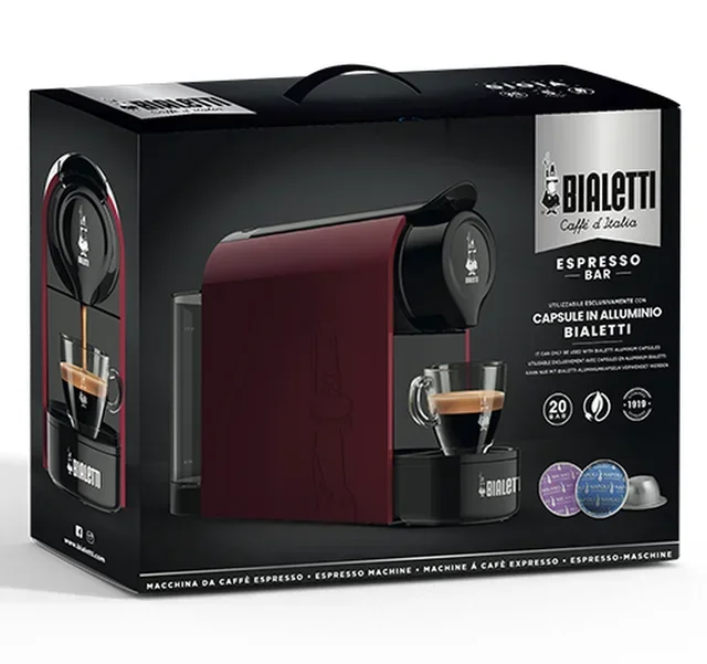 Macchina a capsule CF90 GIOIA rossa + Offerta regalo - BIALETTI