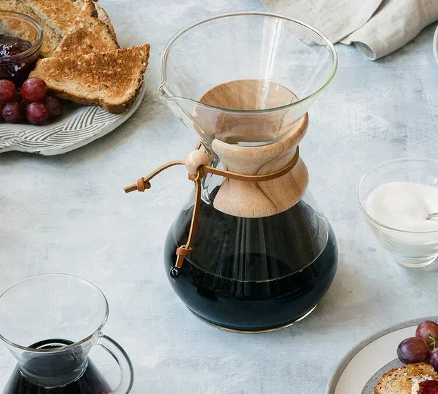 Chemex 10-Cup Glass Pour-Over Coffee Maker