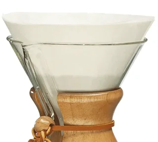 CHEMEX FC-100 Pre-cut Round Filter for 6 to 10 Cup Coffee Makers