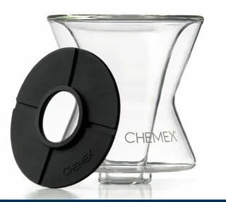 CHEMEX Funnex Dripper 1-3 Cups, Double-Walled Borosilicate Glass
