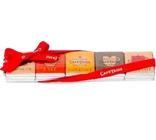 Schokoladenriegel Milch und Zartbitter - 15 Waffeln - CAFÉ TASSE