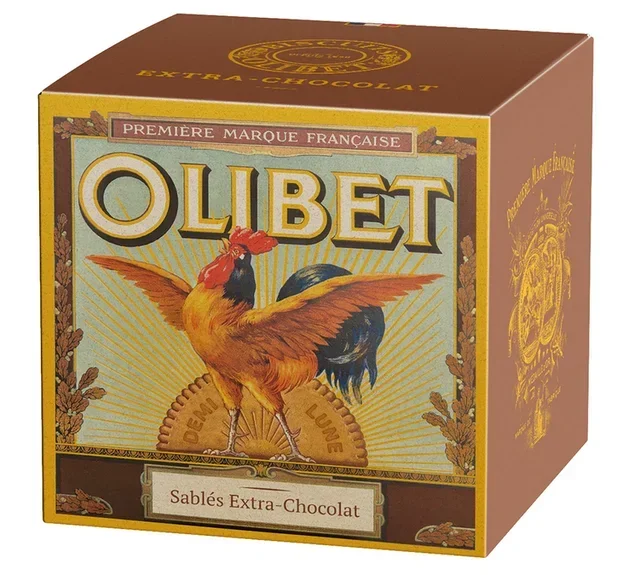Čokoladni maslani keks - Kutija sa 24 polumeseca (140 g) - OLIBET