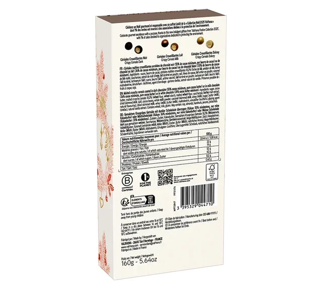 Christmas 2025 « Gourmet Moment » chocolate box - 160 g - VALRHONA