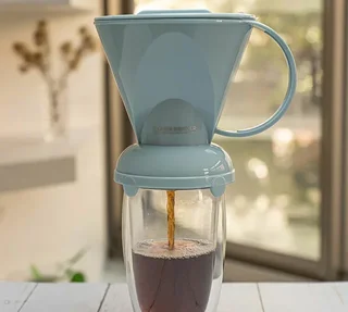 CLEVER DRIPPER Start/Stop blauwe druppelaar - 4 kopjes