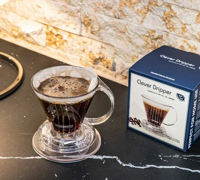 Clever Dripper Start/Stop Transparent Coffee Maker - 4 Cups