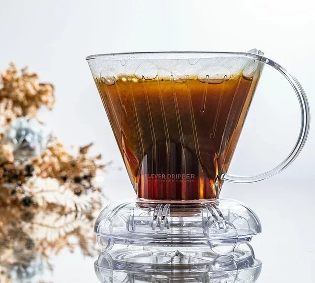 Clever Dripper Start/Stop Transparent Coffee Maker - 4 Cups