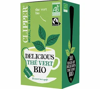 Clipper Organic &amp; Fair Trade Delicious Green Tea – 20 Tea Bags