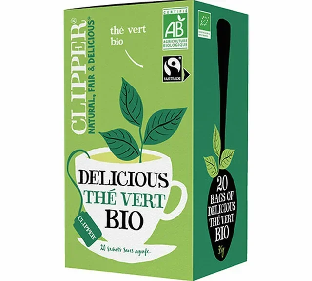 Clipper Organic &amp; Fair Trade Delicious Green Tea – 20 Tea Bags
