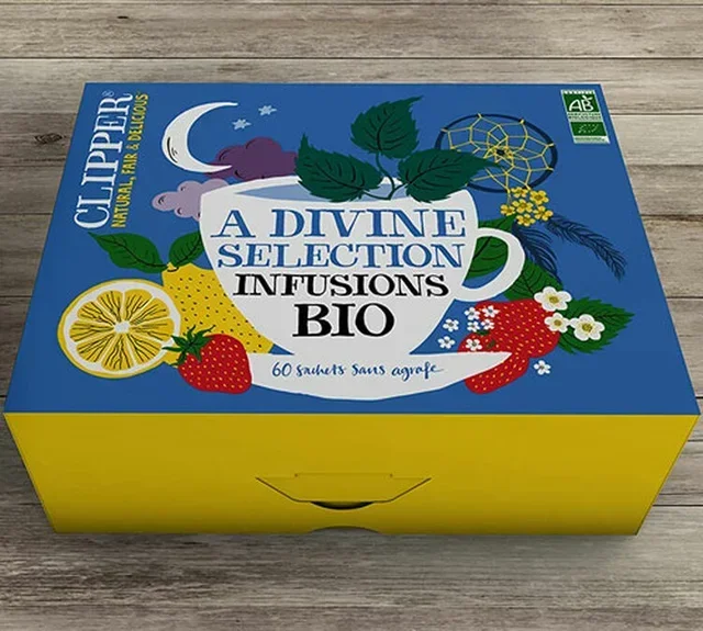 Selezione Infusi Biologici Clipper - Cofanetto 60 Bustine