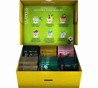 CLIPPER Økologisk Urte-te Utvalg - 60 poser