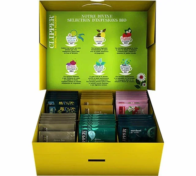 Selezione Infusi Biologici Clipper - Cofanetto 60 Bustine