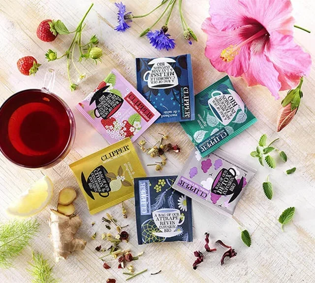 CLIPPER Økologisk Urte-te Utvalg - 60 poser