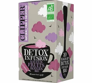 Infuso Detox Frutti Rossi Bio - 20 bustine - CLIPPER