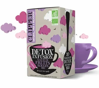 Infuso Detox Frutti Rossi Bio - 20 bustine - CLIPPER