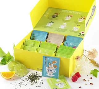 Confezione Selezione Tè Biologici - 60 Bustine - CLIPPER