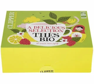 Confezione Selezione Tè Biologici - 60 Bustine - CLIPPER
