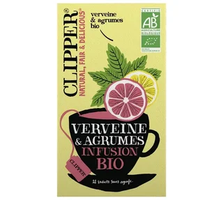 CLIPPER Luomu Verveni-Sitrus Infuusio - 20 teepussia