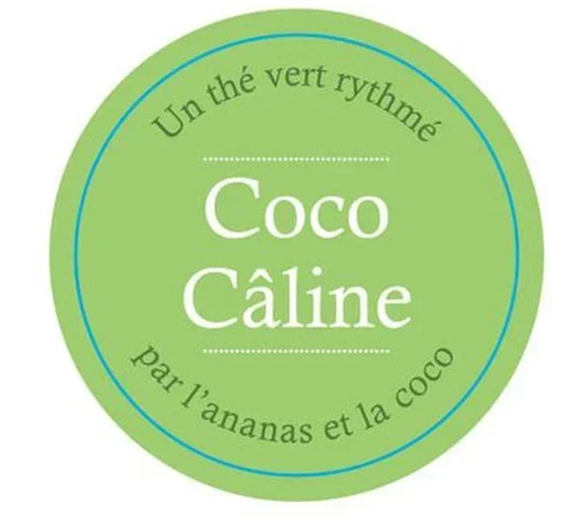 Coco Caline Green Tea - 20 tea bags - FRENCH TEA COMPANY