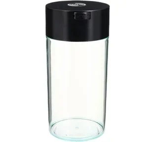 Coffeevac ilmatiivis säilytysastia 680g/2,35l – musta ja läpinäkyvä