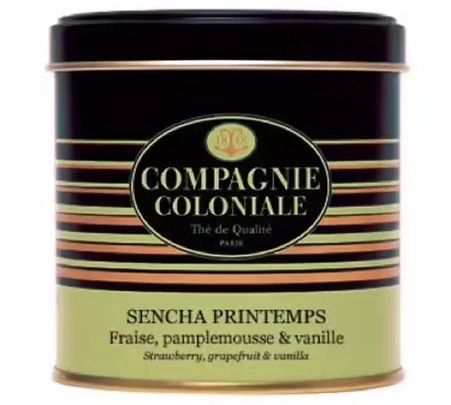 COMPAGNIE &amp; CO Scatola Lusso Tè Verde Sencha Primavera - in Grani 100g
