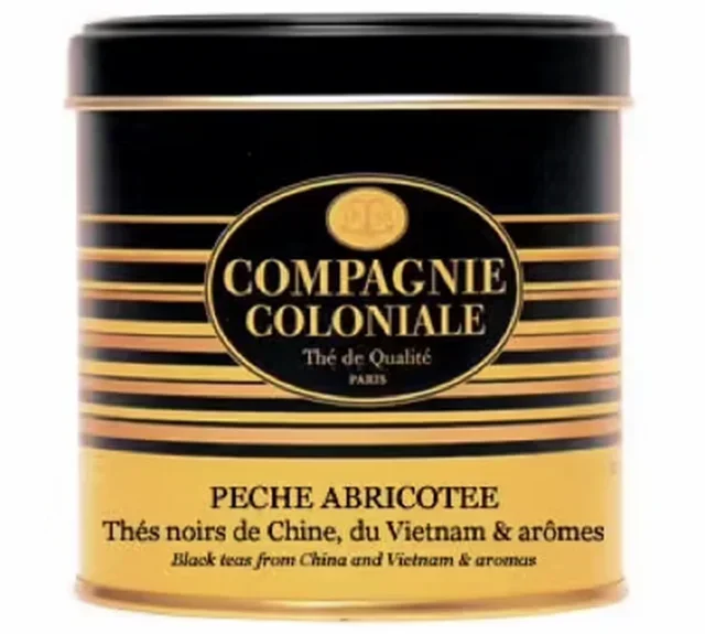 COMPAGNIE &amp; CO Latta di Lusso Tè Nero Pesca Albicocca - in Grani 100g
