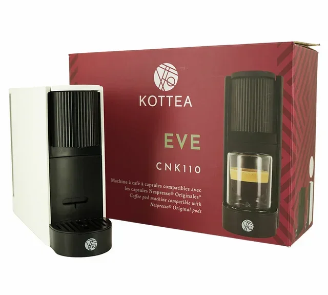 Macchina a capsule compatibile Nespresso® Original EVE CNK110.W - KOTTEA + 50 capsule omaggio