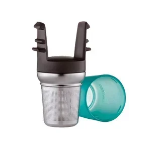 Contigo Westloop duplafalú termosz bögre matt fekete 47cl + teafűszűrő