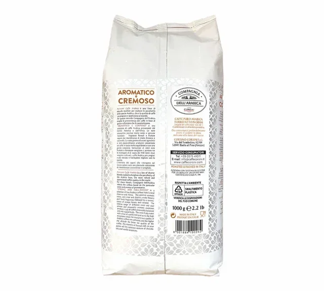 CORSINI Kávébab – 1kg Aromás Arabica Krémes Ízvilággal
