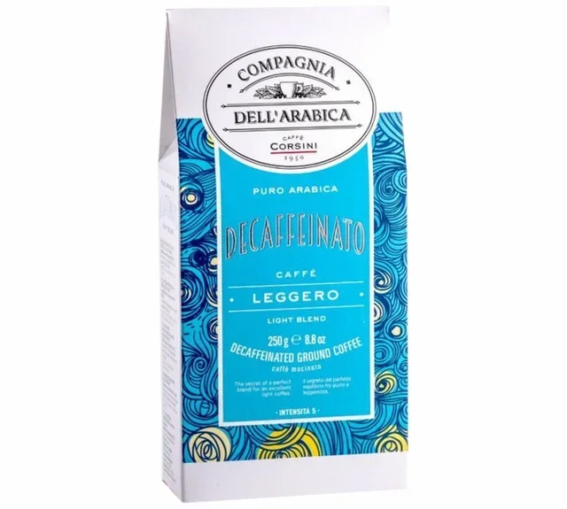 250 г - Смляно Кафе Decaffeinato - Без Кофеин - CORSINI