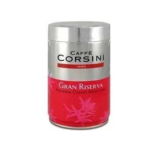CORSINI Cadeauset: Gemalen koffie Gran Riserva 250g + Italiaanse percolator 3/4