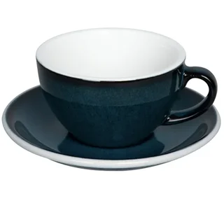 Šalice s tanjurićima LOVERAMICS Night Sky Egg 20 cl - set od 6 komada za cappuccino