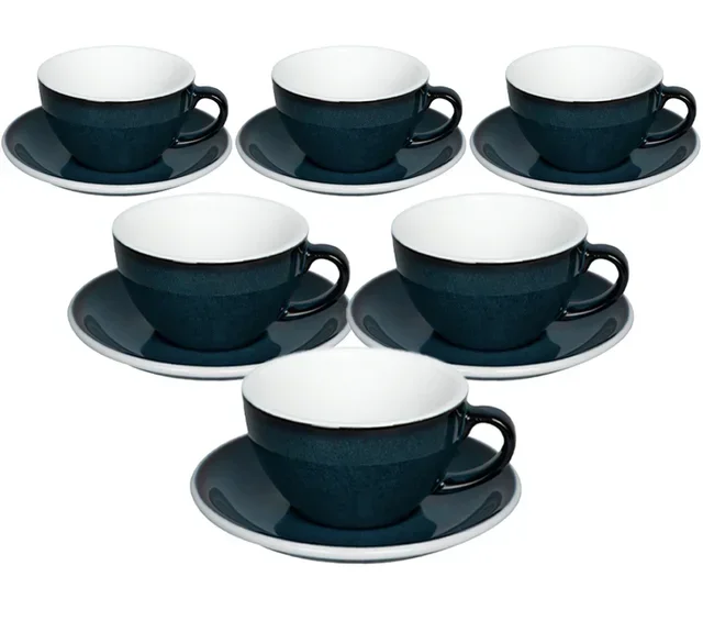 Kopp och fat - LOVERAMICS - Cappuccino Night Sky Egg 20 cl (6-pack)