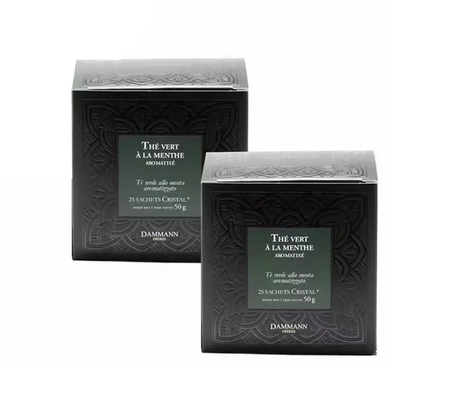 Tè Verde Menta DAMMANN FRÈRES - 40 Bustine + 10 Omaggio