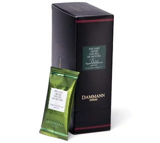 DAMMANN FRÈRES Organic Green Tea Natural Mint Flavor - 24 Bags