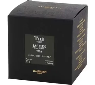 Dammann Jasmine Green Tea Professional Pack - 50 Crystal Tea Bags